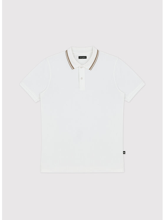 Pako Lorente Pako Lorente Polo P26WF-TX-004 Biały Regular Fit