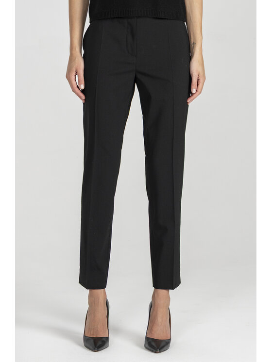 Deni Cler Milano Deni Cler Milano Spodnie materiałowe W-DC-5275-E5-K2-90-1 Czarny Slim Fit