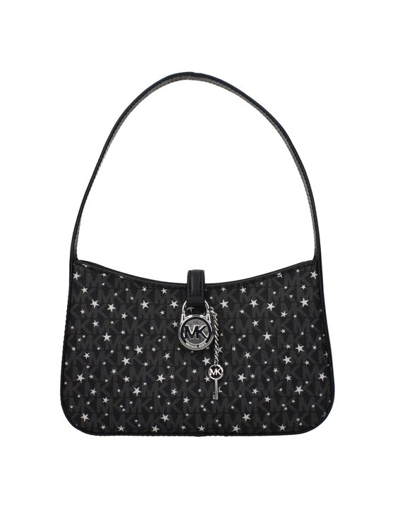 Michael Kors Michael Kors Torebka Black Fabric Hand Czarny