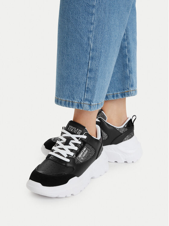 Versace Jeans Couture Sneakers 80VA3SC2 ZPB70 Negru
