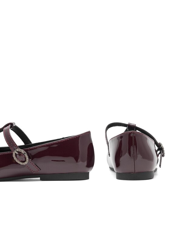 Nelli Blu Nelli Blu Balerinke CM221210-1 Bordo rdeča