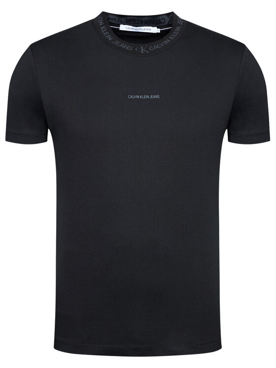 Calvin Klein Jeans Marškinėliai J30J317096 Juoda Regular Fit • Modivo.lt