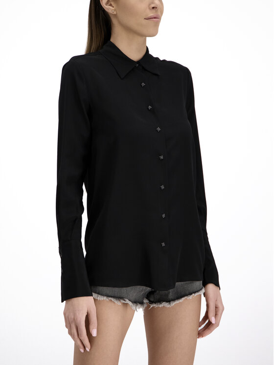 John Richmond John Richmond Cămașă RWP19038CA Negru Regular Fit
