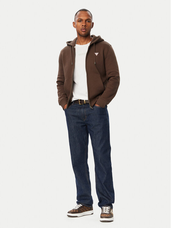 Guess Jeans Guess Jeans Hanorac M4YQ28 K9V31 Maro Regular Fit