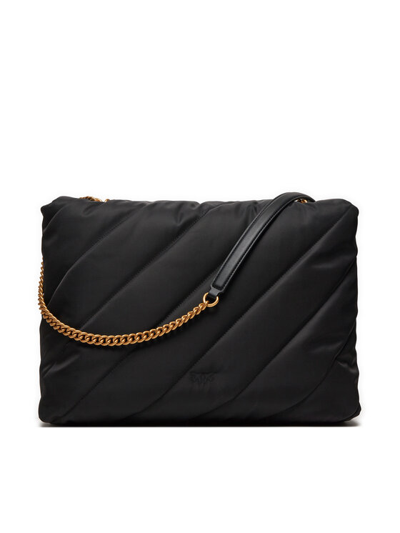 PINKO Pinko Handtasche Love Extra Puff Maxi Quilt Cl PE 24 PLTT 103347 A05F Schwarz
