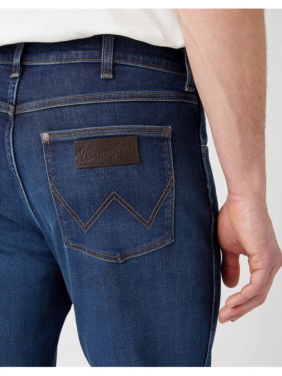 Wrangler Wrangler Jeansy Larston Niebieski Slim Fit