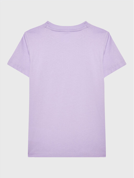 Champion Champion Marškinėliai 404541 Violetinė Regular Fit