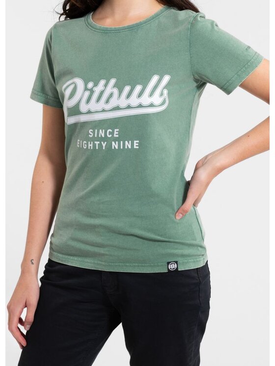 PITBULL PITBULL T-Shirt AUTOMATIC Zielony Regular Fit