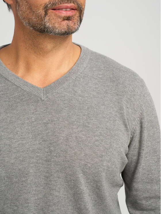 Willsoor Willsoor Sweter 71409 Szary Regular Fit