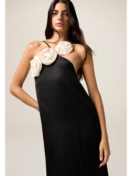 Oltre Oltre Vestito elegante 7016J000881N033 Nero Baggy Fit