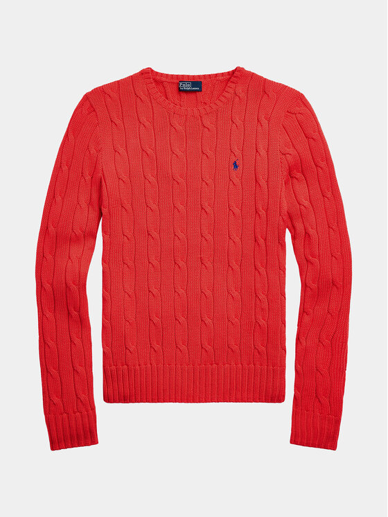 Polo Ralph Lauren Polo Ralph Lauren Sveter Julianna 211891640016 Červená Slim Fit