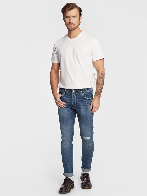 Wrangler Wrangler Jeansy Larston W18S59X1E 112324510 Niebieski Slim Fit