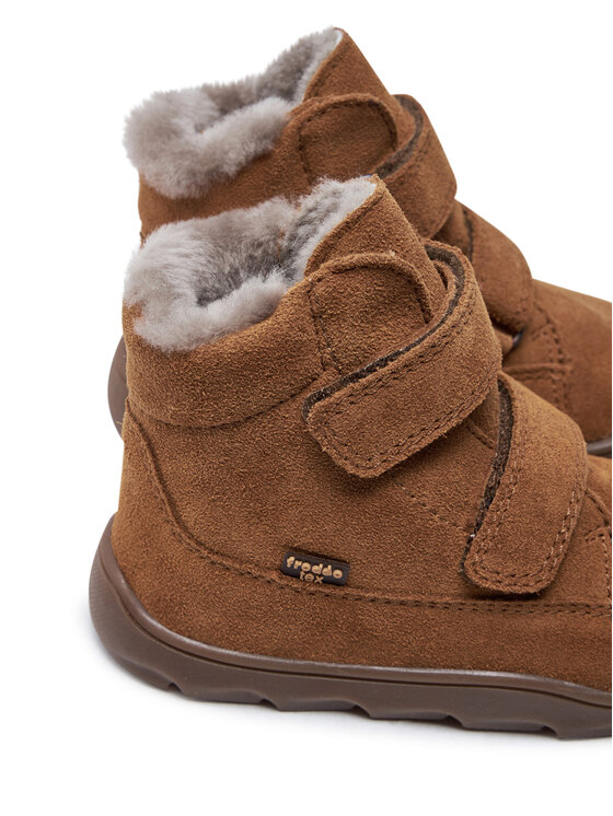 Froddo Froddo Μπότες Zeru Tex Furry Barefoot G2110149-2 S Καφέ