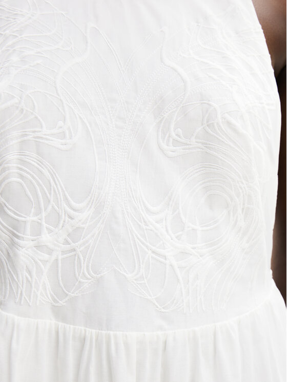 Desigual Desigual Vasarinė suknelė MONSIEUR CHRISTIAN LACROIX Romantic 24SWVW78 Balta Regular Fit