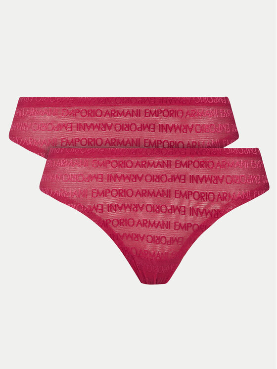 Emporio Armani Underwear Komplet stringów 163333 3F204 02275 Różowy