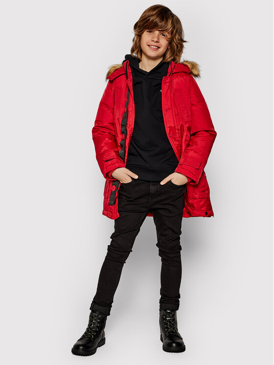 Veste guess rouge on sale