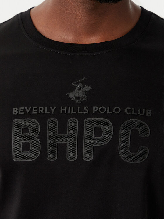 Beverly Hills Polo Club Beverly Hills Polo Club Tricou M1621 Negru Regular Fit