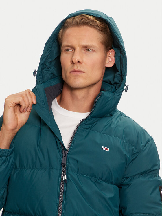 Tommy Jeans Tommy Jeans Пухено яке Essential DM0DM19786 Син Regular Fit