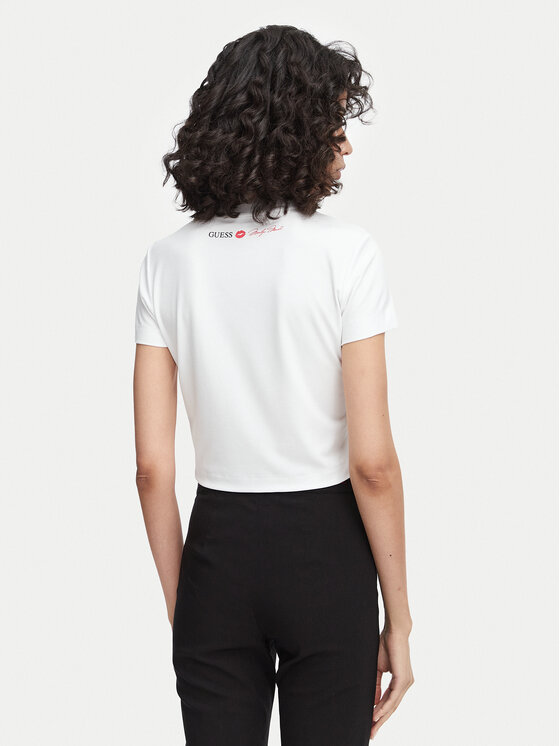 Guess Guess Spodnie capri W6YB36 W4591 Czarny Slim Fit