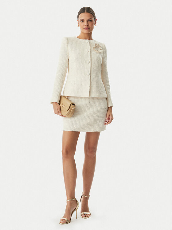 Rinascimento Rinascimento Suknjič CFC0128068003 Svetlo bež Slim Fit