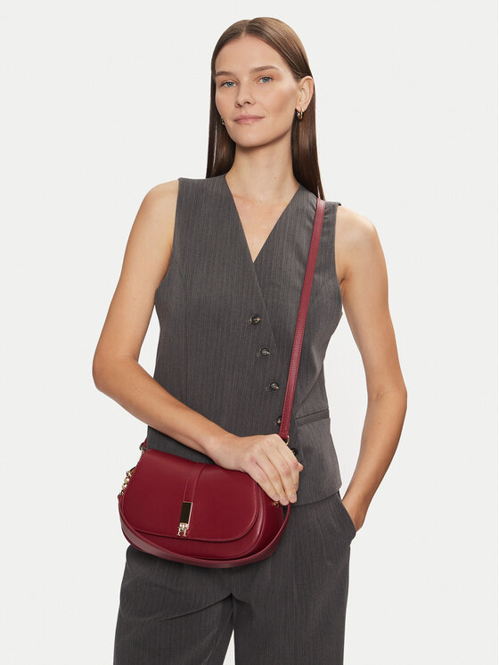 Tommy Hilfiger Tommy Hilfiger Τσάντα AW0AW16467 Μπορντό