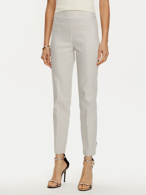 Joseph Ribkoff Bavlnené nohavice 243180 Béžová Straight Fit