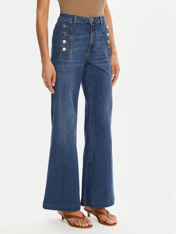 ViCOLO ViCOLO Farmer DD5078 Kék Wide Leg