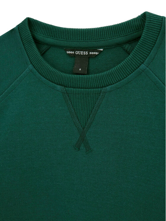 Guess Guess Tepláková souprava L5YG01 KCCH0 Tmavě zelená Regular Fit