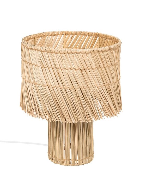 MIAhome MIAhome Lampa stołowa naturalna trzcina Roseau Beżowy