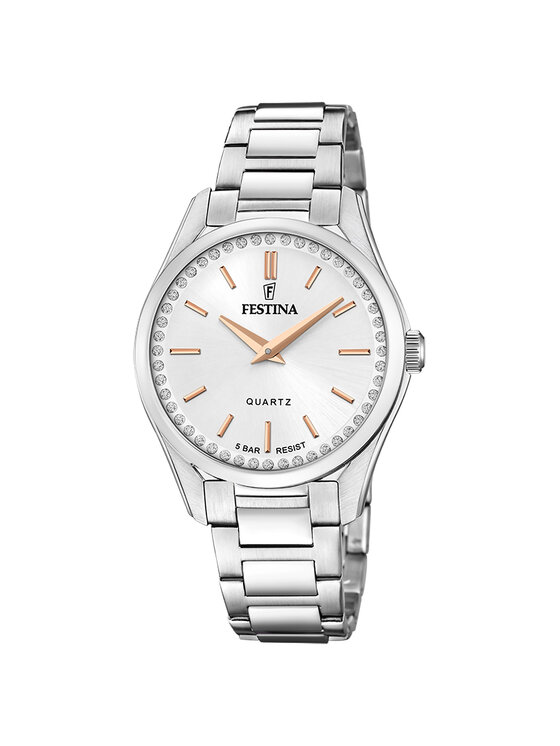Festina Festina Zegarek F20583-1 Srebrny