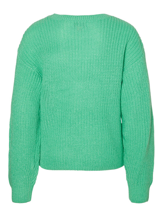 Vero Moda Girl Vero Moda Girl Pulover Sayla 10272974 Zelena Regular Fit