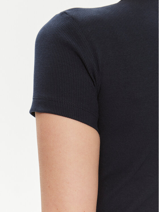 Vero Moda Vero Moda T-krekls Chloe 10306894 Tumši zils Tight Fit