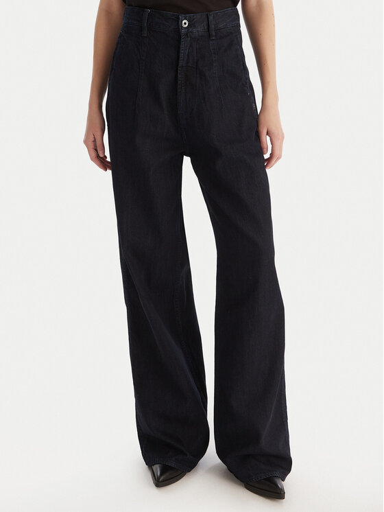 G-Star Raw G-Star Raw Jeansy Roos D27705-D536 Tmavomodrá Wide Leg