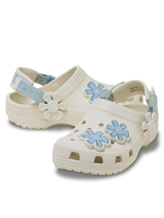 Crocs Crocs Šľapky Clsc Dnm Flwr Adj BackstrapCgT 212512 Sivá