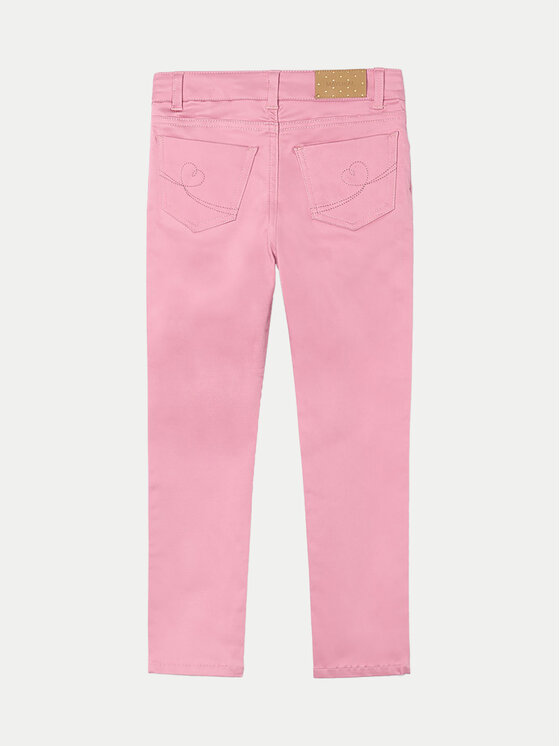 Mayoral Mayoral Pantaloni di tessuto 3553 Rosa Regular Fit