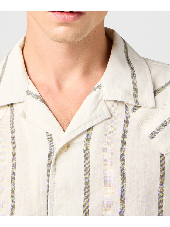 Wrangler Wrangler Camicia 112362750 Beige Relaxed Fit