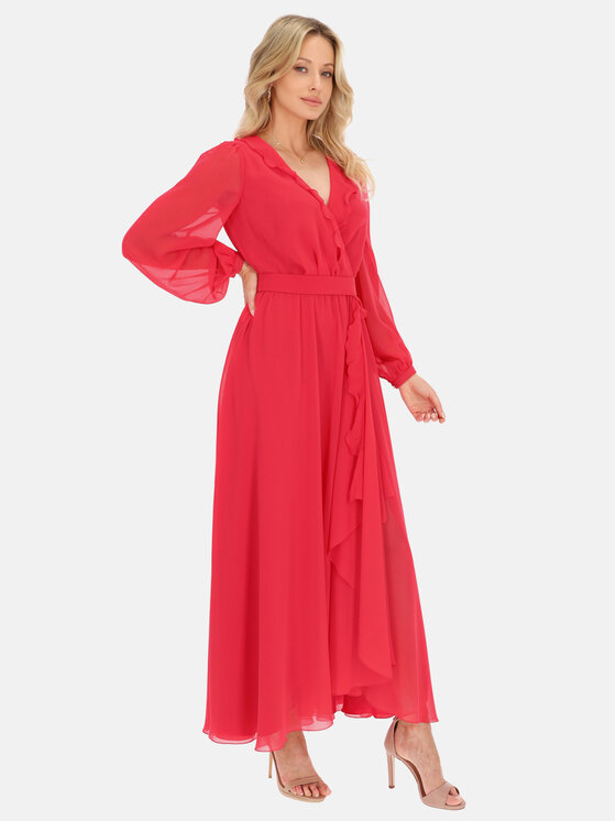 L’AF L’AF Sukienka koktajlowa Bella Czerwony Regular Fit