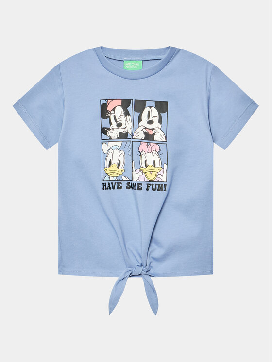 United Colors Of Benetton United Colors Of Benetton T-shirt 3096G10B1 Plava Regular Fit