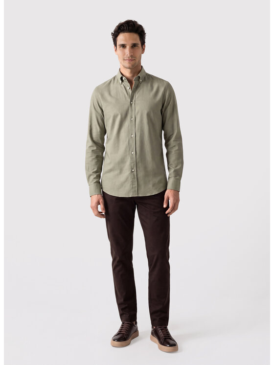 Pako Lorente Pako Lorente Koszula P26WF-1X-026 Zielony Slim Fit