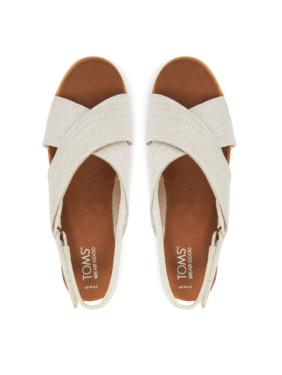 Toms Toms Еспадрильї Diana 10021152 Бежевий