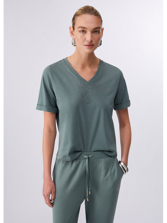 Liu Jo Liu Jo T-shirt TA6284JS92376009 Viola Regular Fit