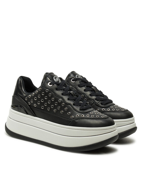 MICHAEL Michael Kors MICHAEL Michael Kors Sneakersy Hayes Lace Up 43R5HAFS1L Čierna