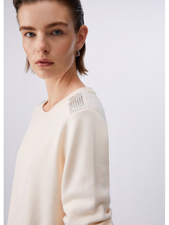 Liu Jo Liu Jo Maglione TA6043MS59LX0659 Beige Regular Fit