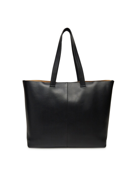 Calvin Klein Calvin Klein Tasche Ck Premium Leather E/W Tote Xl K50K512894 Schwarz