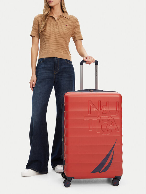 Nautica Nautica Veliki kofer NTC-KS-004-07-L Crvena