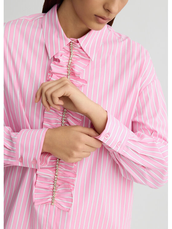 Liu Jo Liu Jo Camicia CA5020T2953C3605 Rosa Regular Fit