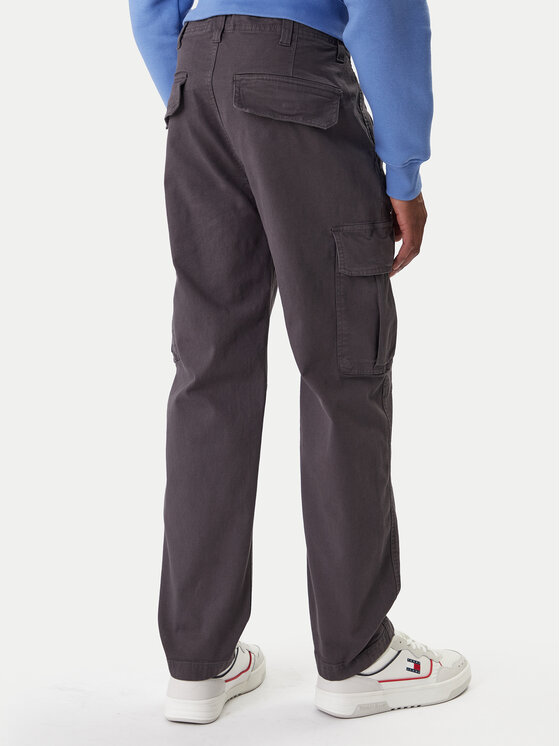 Tommy Jeans Tommy Jeans Текстилни панталони Sonny DM0DM22651 Сив Slim Fit