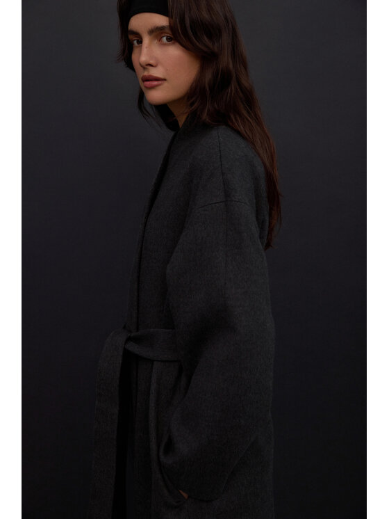 Estro Estro Cappotto ER00117913 Grigio Loose Fit