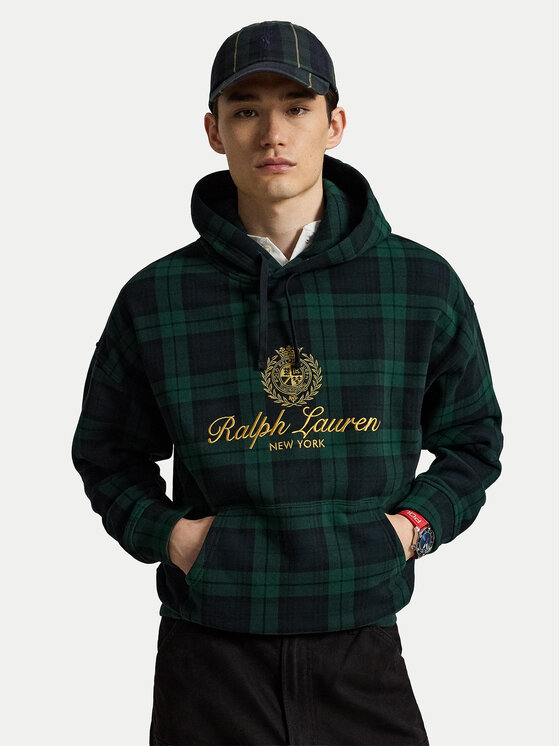 Polo Ralph Lauren Polo Ralph Lauren Μπλούζα 710B28746001 Σκούρο πράσινο Regular Fit