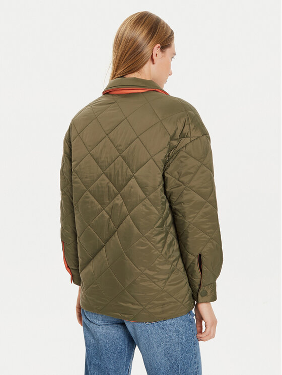 Pepe Jeans Pepe Jeans Kurtka przejściowa Caty PL402441 Zielony Relaxed Fit